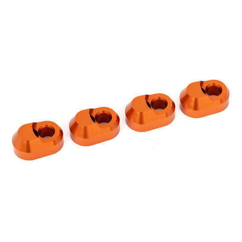 Traxxas Orange Aluminum Suspension Pin Retainers (4) TRA7743-ORNG - 7743-orng-jpg Traxxas Orange Aluminum Suspension Pin Retainers (4) TRA7743-ORNG