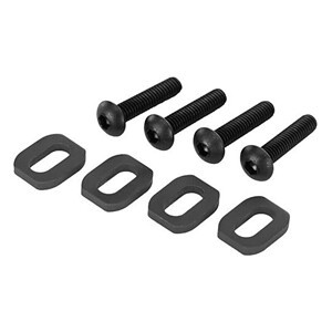 Traxxas Black Aluminum Motor Mount Washers (4) TRA7759-BLK