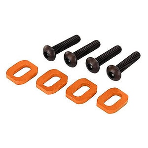 Traxxas Orange Aluminum Motor Mount Washers (4) TRA7759-ORNG