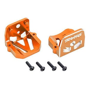 Traxxas Orange Aluminum Motor Mounts (F&R) TRA7760-ORNG