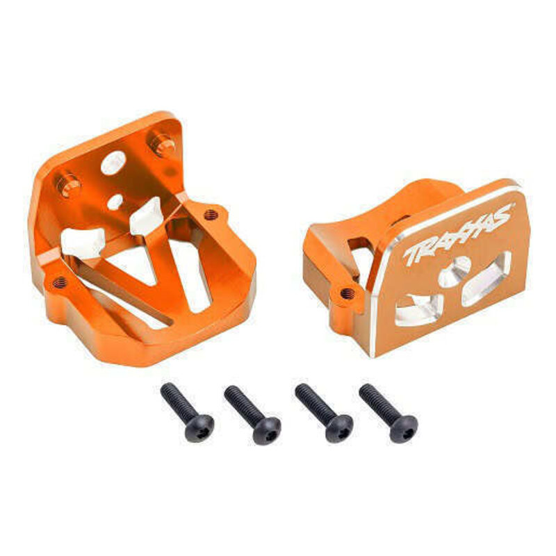 Traxxas Orange Aluminum Motor Mounts (F&R) TRA7760-ORNG - 7760-orng-jpg Traxxas Orange Aluminum Motor Mounts (F&R) TRA7760-ORNG