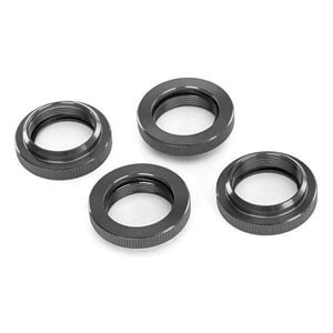 Traxxas Gray Aluminum GTX Shock Spring Retainers (4) TRA7767-GRAY