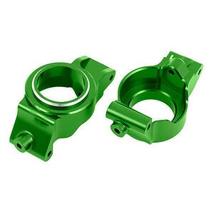 Traxxas X-Series Green Aluminum Caster Blocks (L&R) TRA7832-GRN
