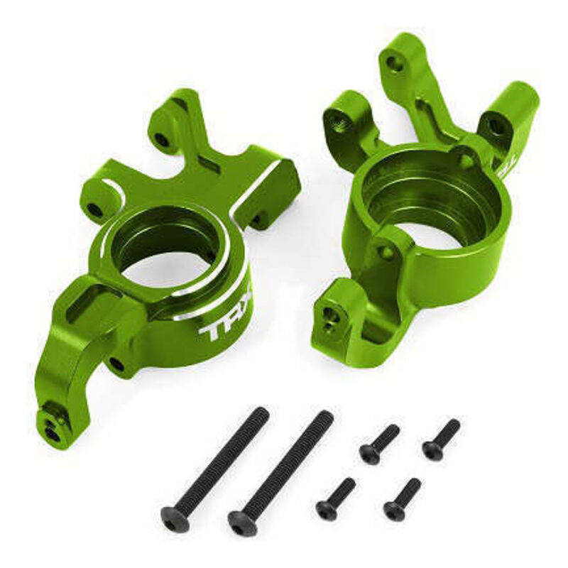 Traxxas X-Series Green Aluminum Steering Blocks (L&R) TRA7836-GRN - 7836-grn-jpg Traxxas X-Series Green Aluminum Steering Blocks (L&R) TRA7836-GRN