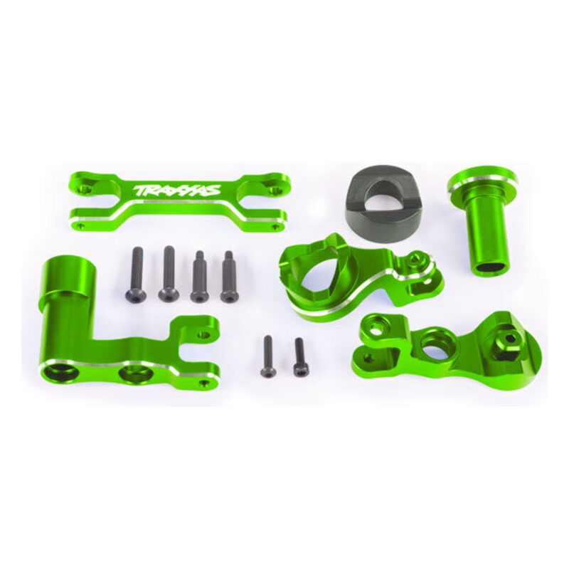 Traxxas X-Series Green Aluminum Steering Bellcrank Assembly TRA7843-GRN - 7843-grn-jpg Traxxas X-Series Green Aluminum Steering Bellcrank Assembly TRA7843-GRN