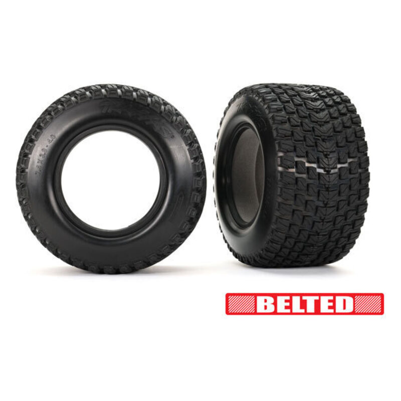 Traxxas X-Series Belted Gravix Tires w/ Inserts (2) TRA7860