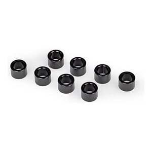 Traxxas Black Aluminum GTX Shock Cap Spacers (8) TRA7888