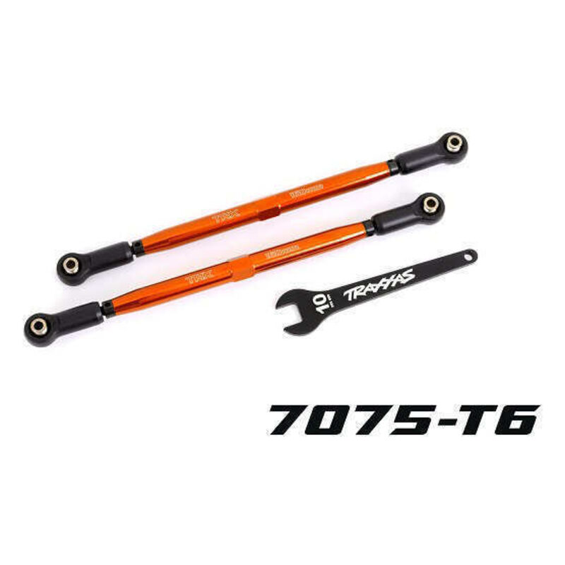 Traxxas Orange 188 mm WideMaxx TUBES Aluminum Toe Links TRA7897-ORNG - 7897-orng-jpg Traxxas Orange 188 mm WideMaxx TUBES Aluminum Toe Links TRA7897-ORNG