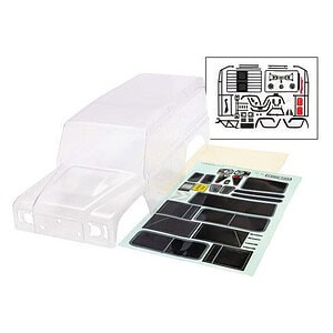 Traxxas TRX-4 Land Rover Defender Clipless Body (Clear) TRA8050