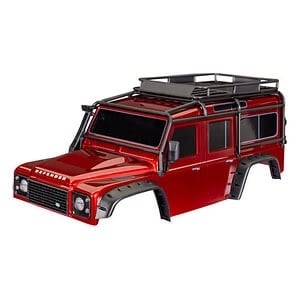 Traxxas TRX-4 Land Rover Defender Clipless Red Body TRA8050-RED