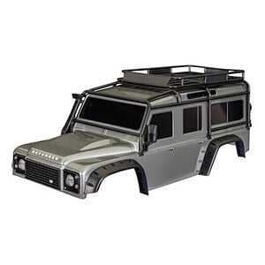 Traxxas TRX-4 Land Rover Defender Clipless Silver Body TRA8050-SLVR