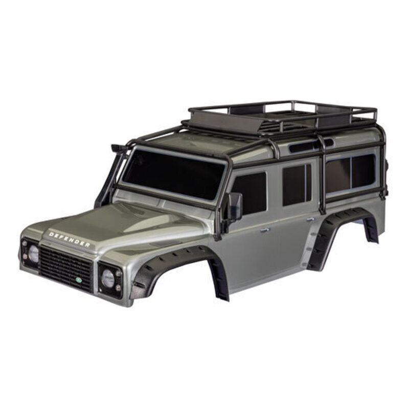 Traxxas TRX-4 Land Rover Defender Clipless Silver Body TRA8050-SLVR