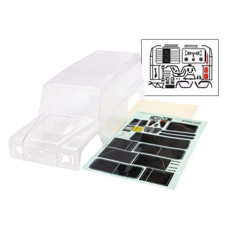 Traxxas TRX-4 Land Rover Defender Clipless Body (Clear) TRA8050 - 8050-jpg Traxxas TRX-4 Land Rover Defender Clipless Body (Clear) TRA8050