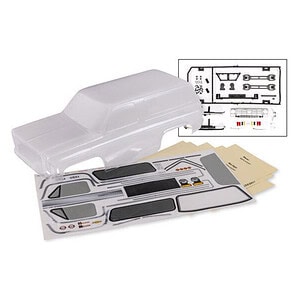 Traxxas TRX-4 1979 Chevrolet Blazer Clear Clipless Body TRA8126