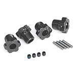 Traxxas 17 mm Gray Aluminum Splined Wheel Hubs (4) TRA8654-GRAY
