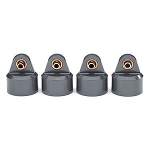 Traxxas Gray Aluminum GT-Maxx Shock Caps (4) TRA8964-GRAY