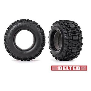 Traxxas Sledgehammer Belted 2.8in Tires w/ Foam Inserts (2) TRA8975