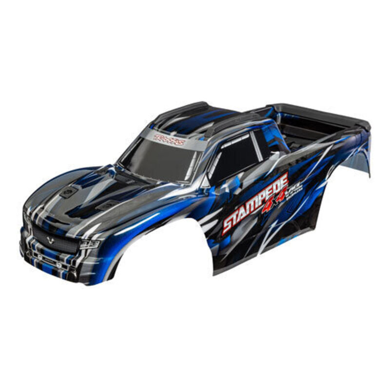 Traxxas Stampede 4X4 VXL Blue Clipless Body TRA9014-BLUE - 9014-blue-jpg Traxxas Stampede 4X4 VXL Blue Clipless Body TRA9014-BLUE