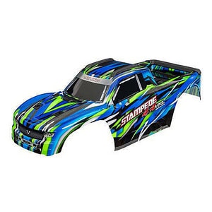 Traxxas Stampede 4X4 VXL Green Clipless Body TRA9014-GRN