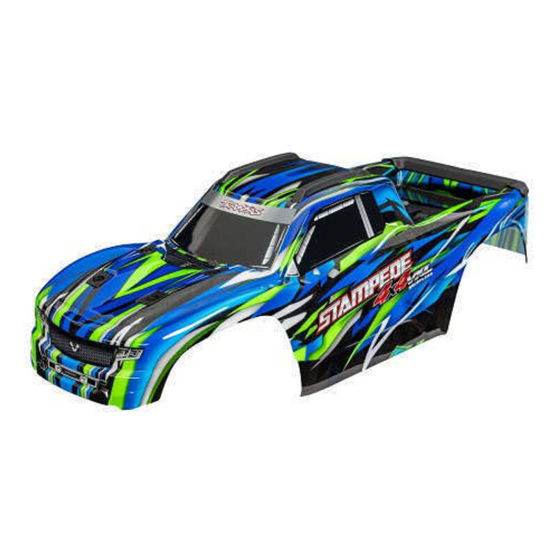Traxxas Stampede 4X4 VXL Green Clipless Body TRA9014-GRN - 9014-grn-jpg Traxxas Stampede 4X4 VXL Green Clipless Body TRA9014-GRN