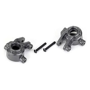 Traxxas Gray Extreme Heavy-Duty Steering Blocks (2) TRA9037-GRAY