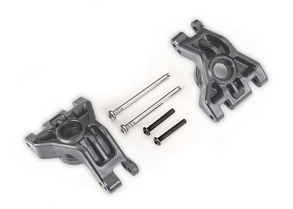 Traxxas Gray Extreme HD Stub Axle Carriers & Hardware (L&R) TRA9050-GRAY