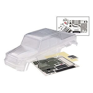 Traxxas TRX-4 Mercedes-Benz G 63 AMG 6x6 Clear Clipless Body TRA9129