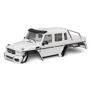 Traxxas TRX-4 Mercedes-Benz G 63 AMG 6x6 White Clipless Body TRA9129-WHT