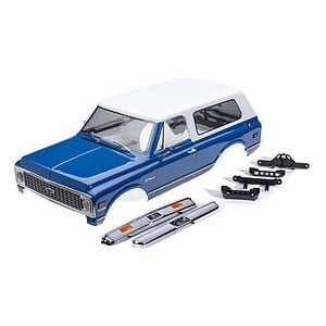 Traxxas TRX-4 1972 Chevrolet Blazer Blue & White Clipless Body TRA9130-BLWT