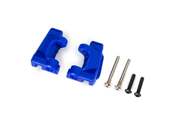 Traxxas Blue Extreme Heavy-Duty Caster Blocks (L&R) TRA9136-BLUE