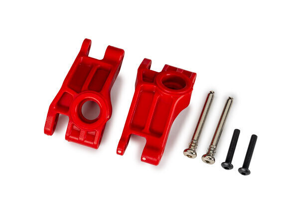 Traxxas Red Extreme Heavy-Duty Stub Axle Carriers (L&R) TRA9150-RED
