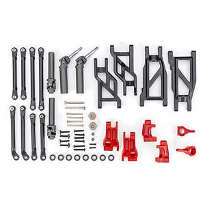 Traxxas Red Extreme HD Driveline and Suspension Upgrade Kit TRA9180-RED