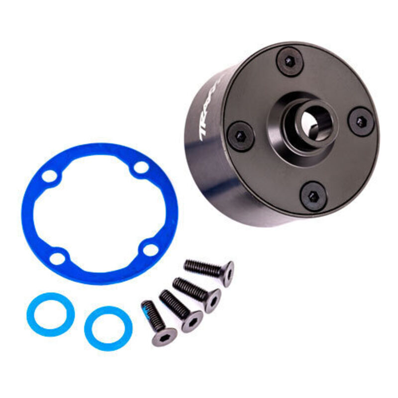 Traxxas Gray Aluminum Differential Carrier & Hardware TRA9581A