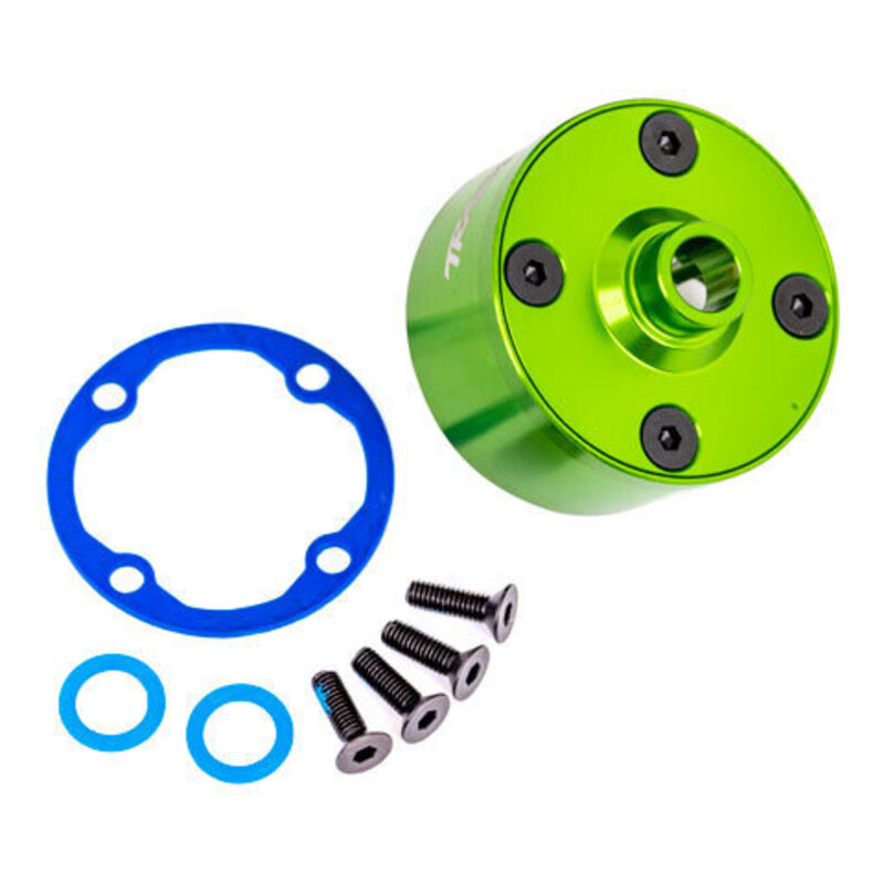 Traxxas Green Aluminum Differential Carrier & Hardware TRA9581G