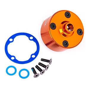 Traxxas Orange Aluminum Differential Carrier & Hardware TRA9581T