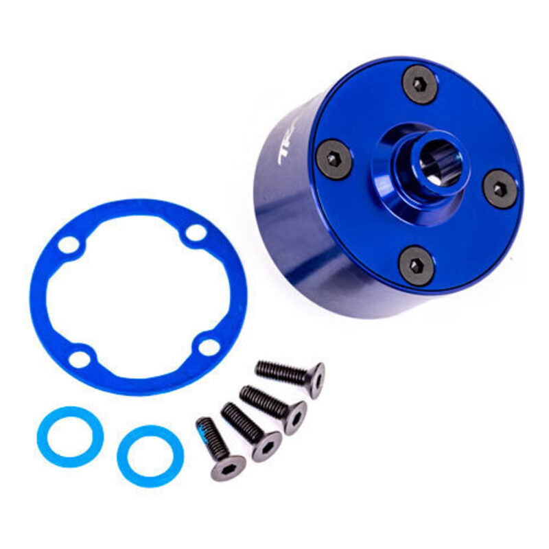 Traxxas Blue Aluminum Differential Carrier & Hardware TRA9581X