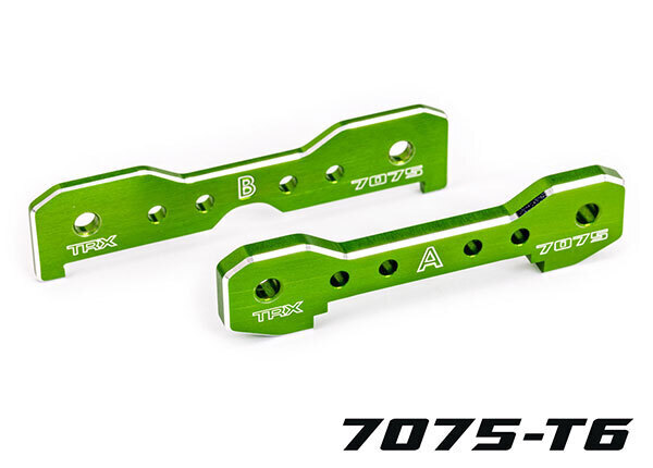 Traxxas Green 7075-T6 Aluminum Sledge Front Tie Bars TRA9629G