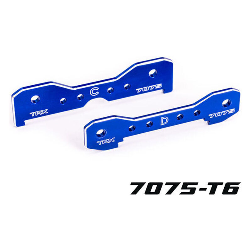 Traxxas Blue 7075-T6 Aluminum Sledge Rear Tie Bars TRA9630