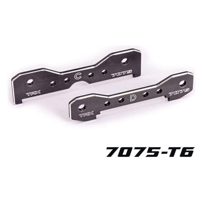 Traxxas Gray 7075-T6 Aluminum Sledge Rear Tie Bars TRA9630A