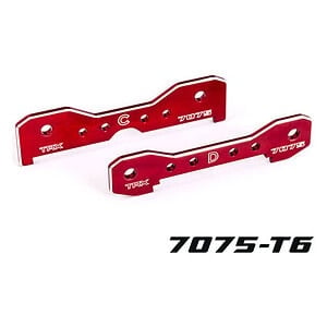 Traxxas Red 7075-T6 Aluminum Sledge Rear Tie Bars TRA9630R