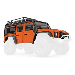 Traxxas TRX-4M Land Rover Defender Assembled Orange Body TRA9712-ORNG