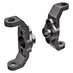 Traxxas Gray Aluminum Caster Blocks (L&R) TRA9733-GRAY