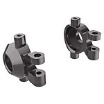 Traxxas Gray Aluminum Caster Blocks (L&R) TRA9737-GRAY