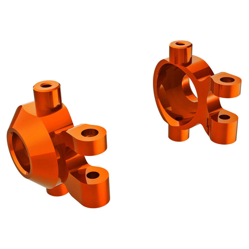 Traxxas Orange Aluminum Caster Blocks (L&R) TRA9737-ORNG - 9737-orng-jpg Traxxas Orange Aluminum Caster Blocks (L&R) TRA9737-ORNG