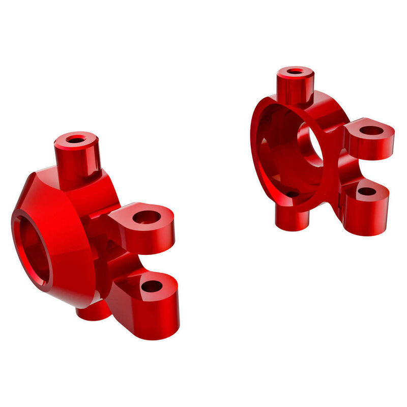 Traxxas Red Aluminum Caster Blocks (L&R) TRA9737-RED - 9737-red-jpg Traxxas Red Aluminum Caster Blocks (L&R) TRA9737-RED