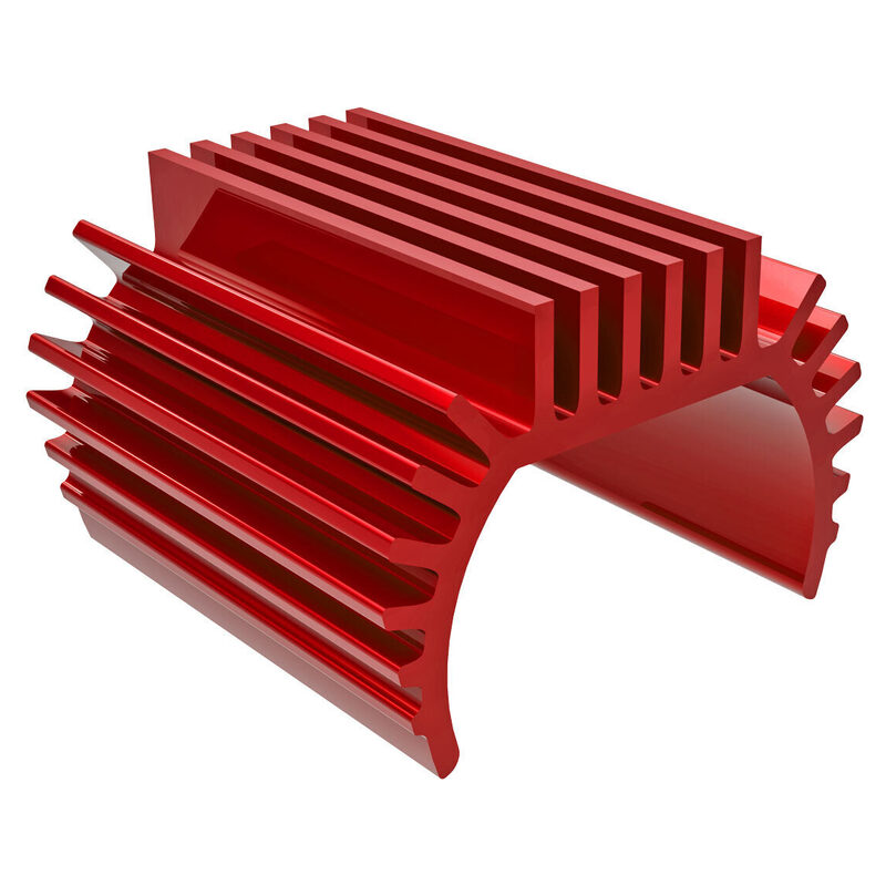 Traxxas Titan 180 Red Aluminum Heat Sink TRA9793-RED
