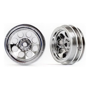 Traxxas TRX-4M 1in Chrome Wheels (2) TRA9870