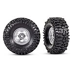 Traxxas TRX-4M 1in Satin Wheels w/ MT Baja Pro Tires (2) TRA9872