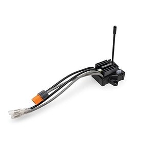 Wireless RC car receiver with antenna for remote control vehicles and hobby RC cars.