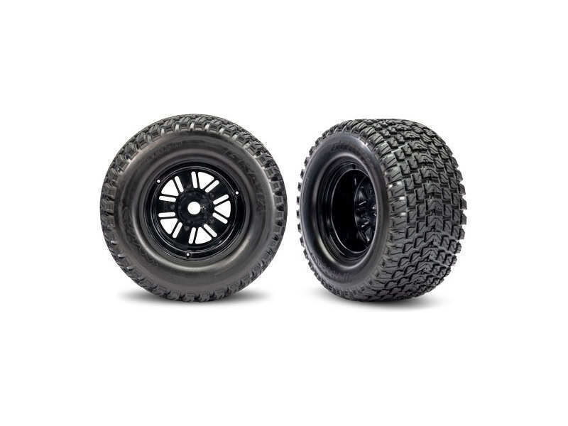Traxxas Gravix Pro Scale Pre-Glued Rear Tires (2) Black